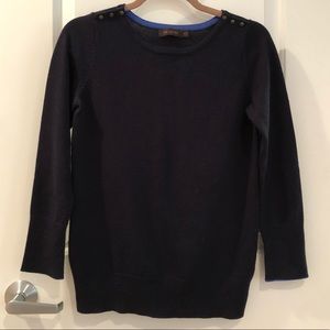 The Limited Navy Sweater